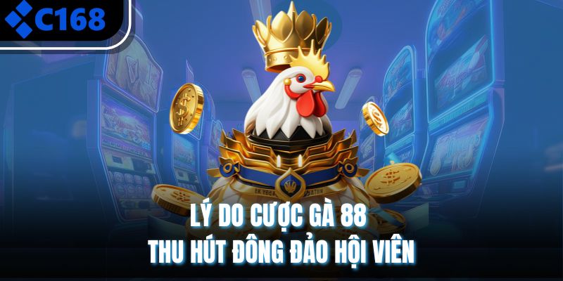 Lý do cược gà 88 thu hút đông đảo hội viên